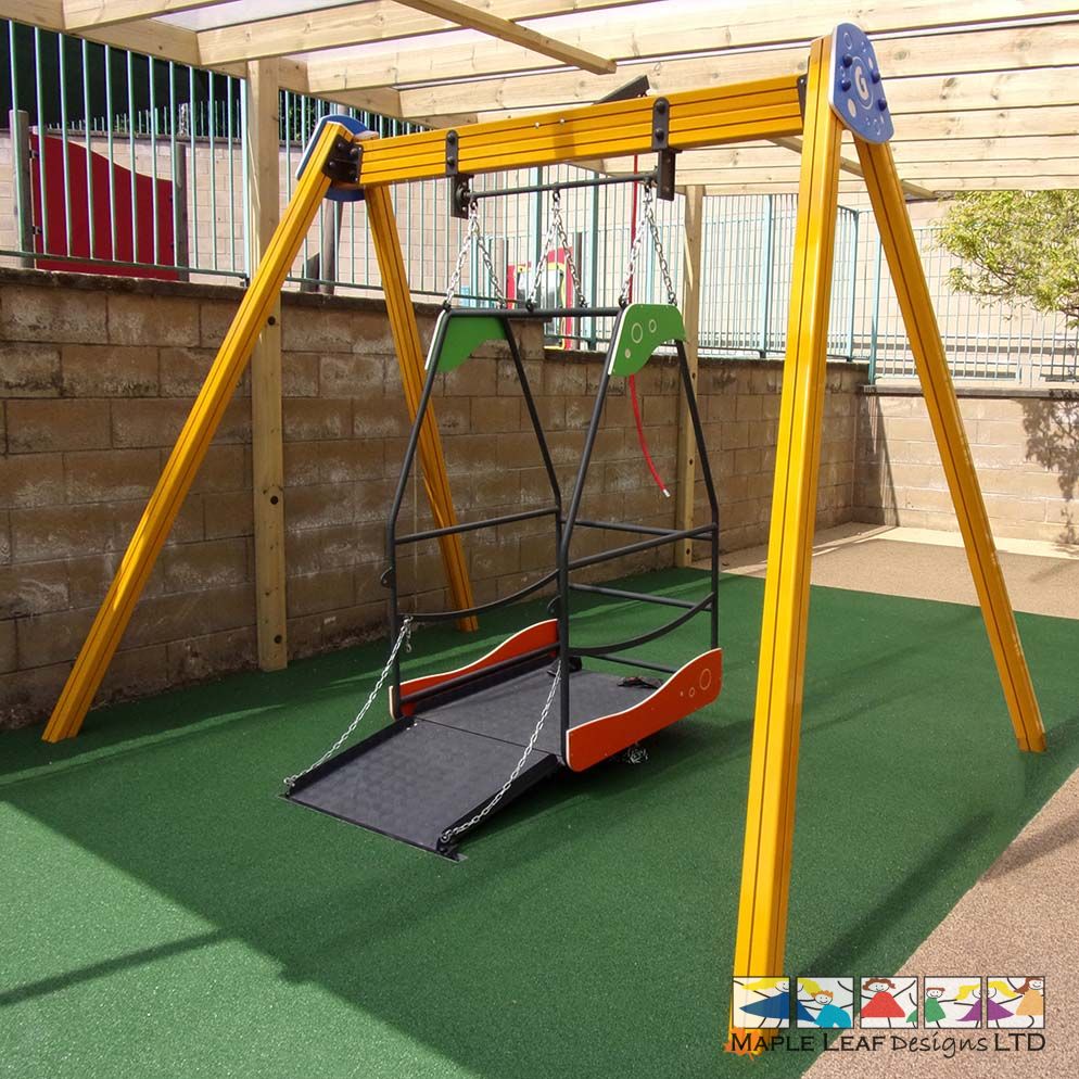 Inclusive Wheelchair Swing By Maple Leaf Designs The One Stop Inclusive Wheelchair Swing By Maple Leaf Designs The One Stop